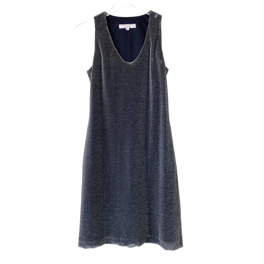 Andrea Polizzi | Y2k Shimmery Mesh Metallic Sleeveless Cocktail Dress New Years